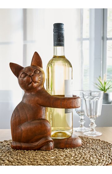 Flaschenhalter Katze 
