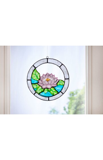 Fensterbild Lotus 
