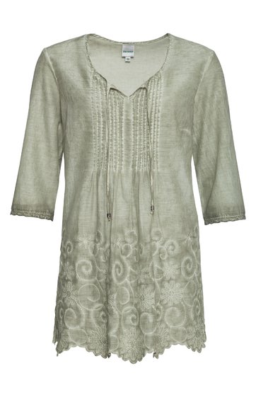 Baumwoll-Bluse