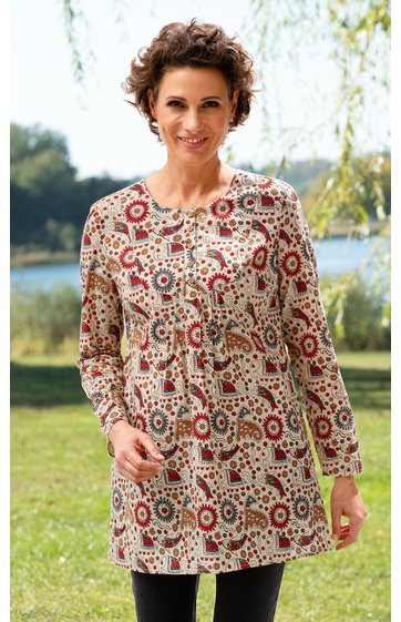 Baumwoll-Bluse