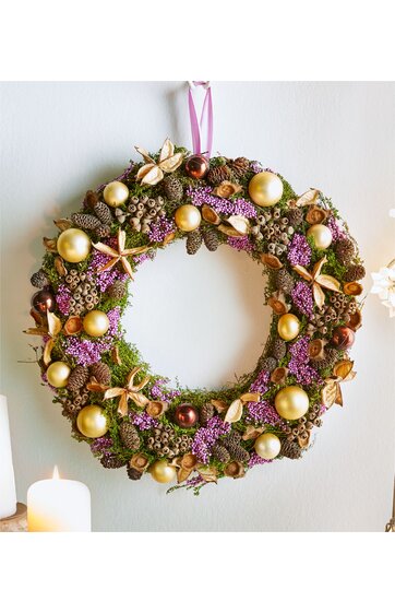 Kranz aus Naturmaterialien - 279513 | DW-Shop