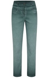 Kaffeemaschine in Schwarz und Silber, rechteckige Form, Display mit Tasten auf der Vorderseite, Wassertank auf der Rückseite, Tropfschale unten, kompakte Bauweise