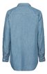 Hellblaues Hemd, unifarben, langärmlig, mit Kragen, Manschetten mit Knöpfen, Rückenansicht