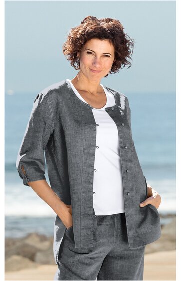 Leinen-Bluse 