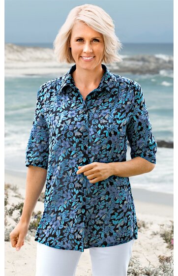 Viskose-Mix Bluse 