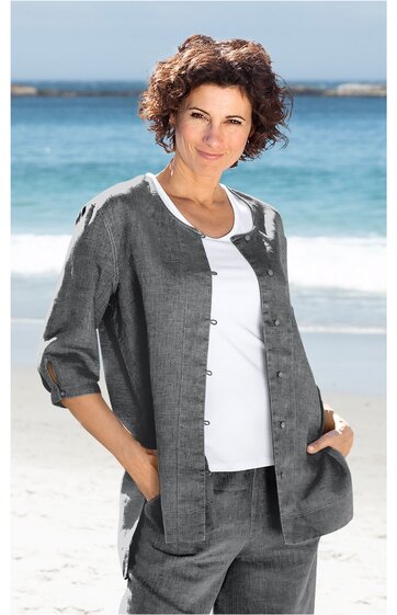 Leinen-Bluse 