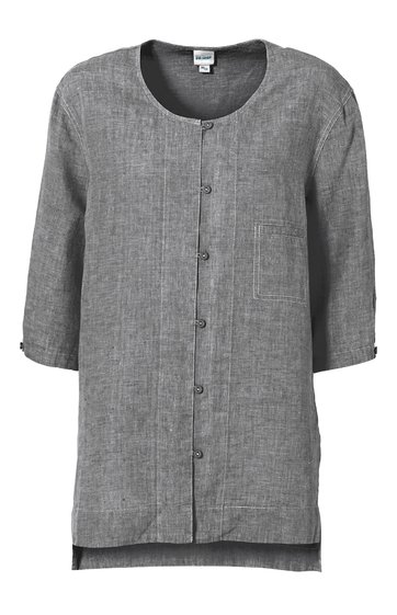 Leinen-Bluse