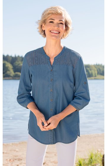 Baumwolle-Bluse