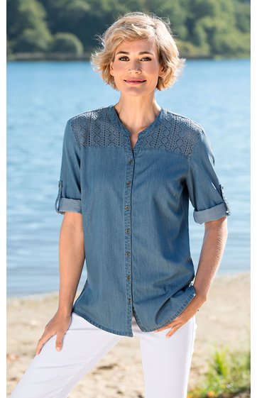 Baumwolle-Bluse