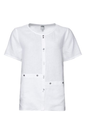 Leinen-Bluse