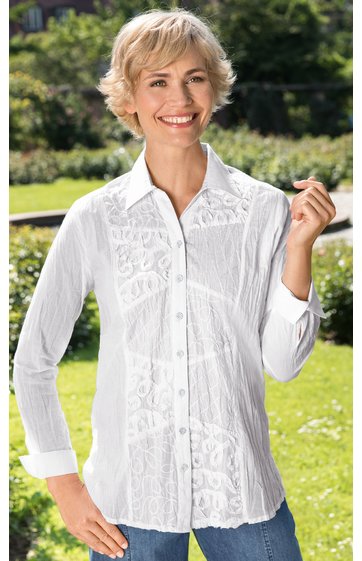 Baumwoll-Bluse