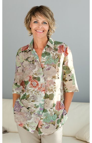Viskose-Mix-Bluse