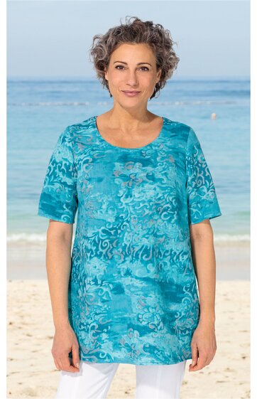 Baumwoll-Mix-Bluse 