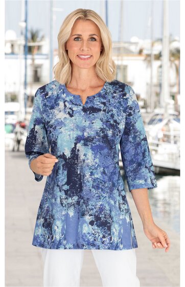 Baumwoll-Mix-Bluse 