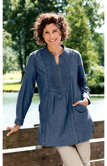 Baumwoll-Bluse