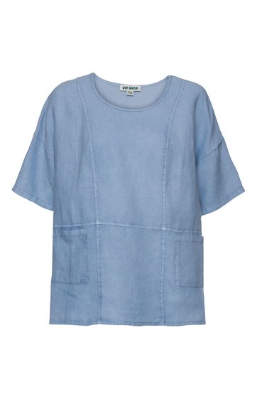 Leinen-Bluse