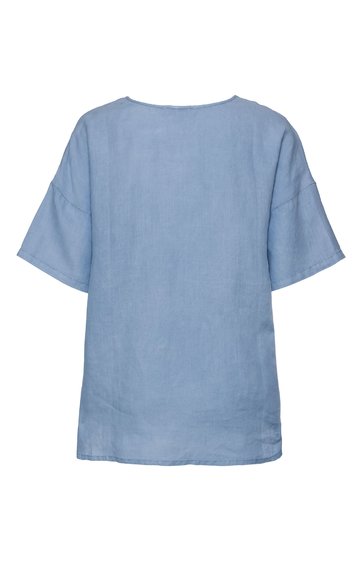 Leinen-Bluse