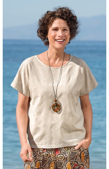 Viskose-Mix-Bluse