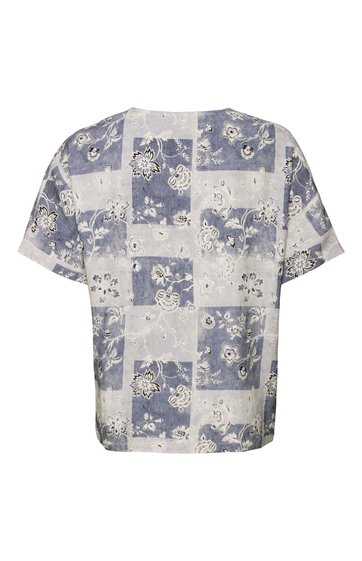 Viskose-Mix-Bluse