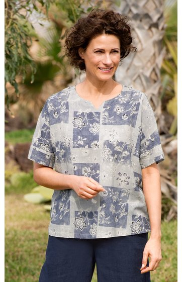 Viskose-Mix-Bluse