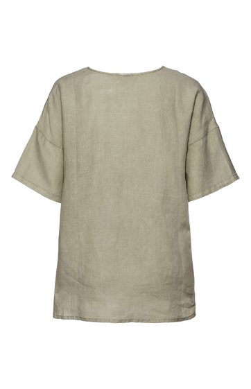 Leinen-Bluse
