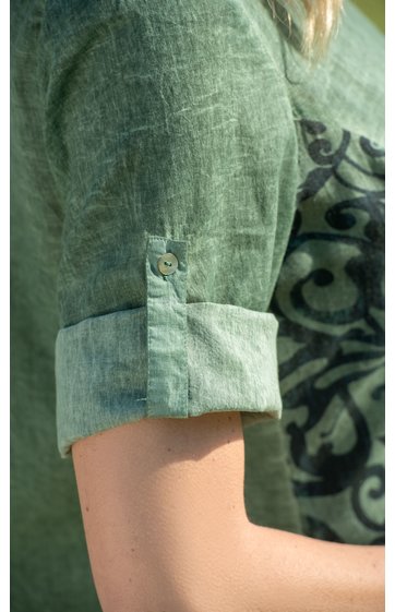 Baumwoll-Bluse