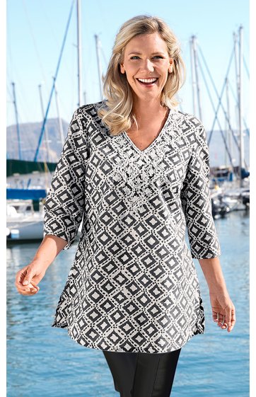Baumwoll-Bluse
