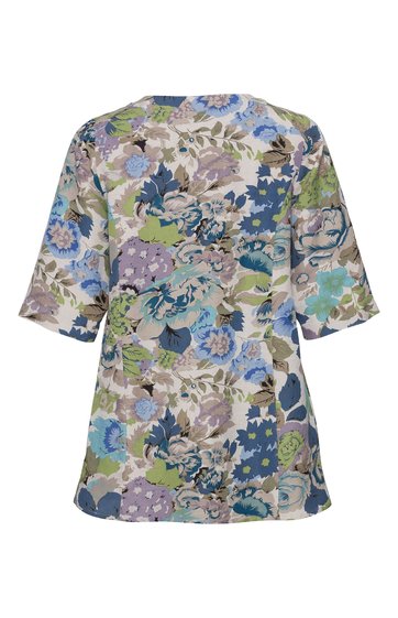 Leinen-Mix-Bluse