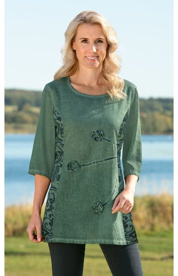 Baumwoll-Bluse
