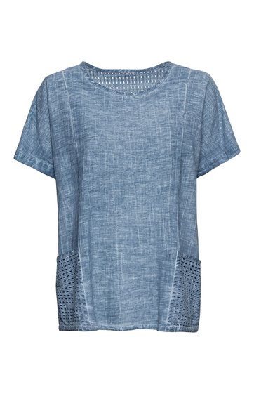 Baumwoll-Bluse