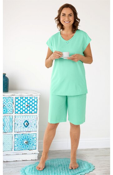 Baumwoll-Pyjama Set 