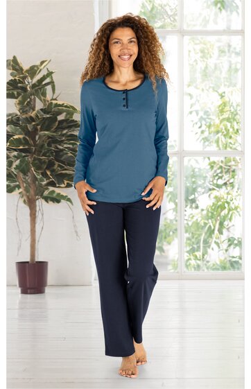 Baumwoll-Pyjama Set 