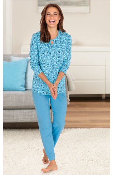 Baumwoll-Pyjama 