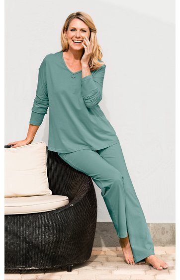 Baumwoll-Pyjama
