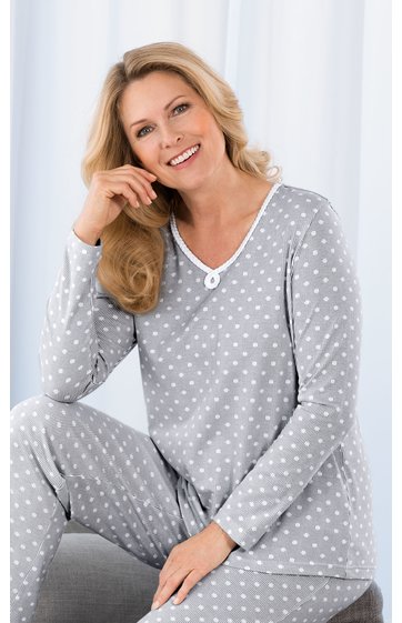 Baumwoll-Pyjama