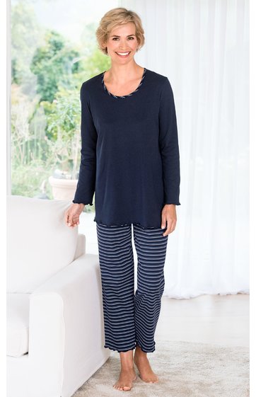 Baumwoll-Pyjama