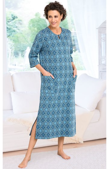 Baumwoll-Hauskleid