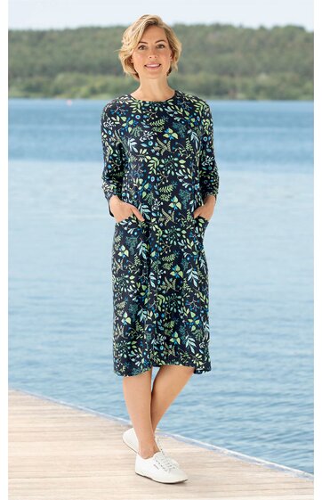 Viskose-Mix-Kleid 