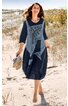 Leinen-Mix-Kleid 