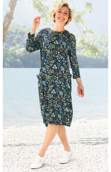 Viskose-Mix-Kleid 