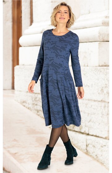 Viskose-Mix-Kleid 