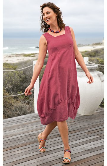 Leinen-Kleid