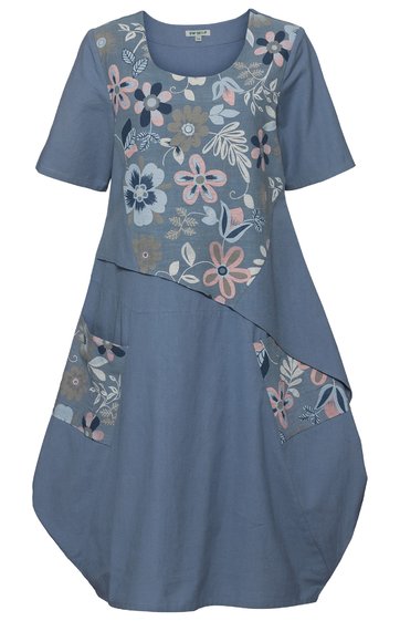 Baumwoll-Leinen Kleid online bestellen bei DW Shop - 238 ...