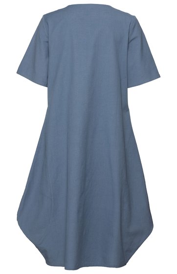 Baumwoll-Leinen Kleid