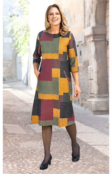 Baumwoll-Mix-Kleid 