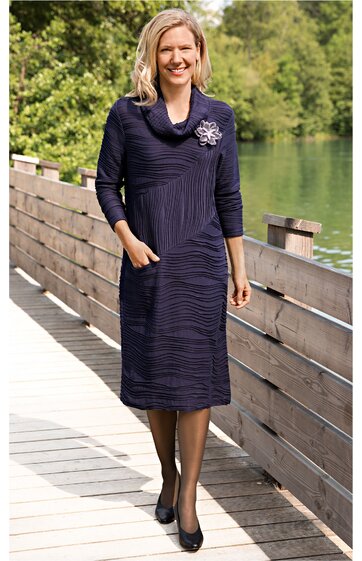 Baumwoll-Mix-Kleid 