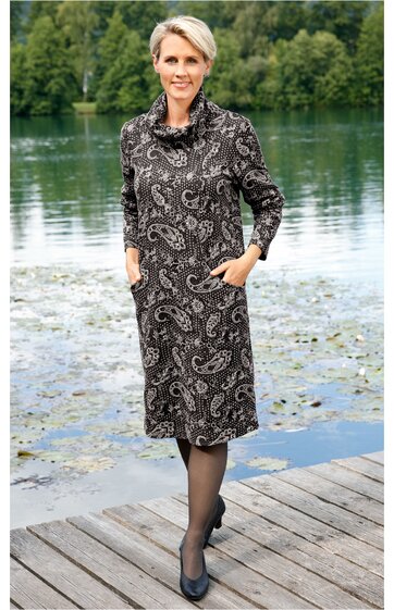 Viskose-Mix-Kleid 
