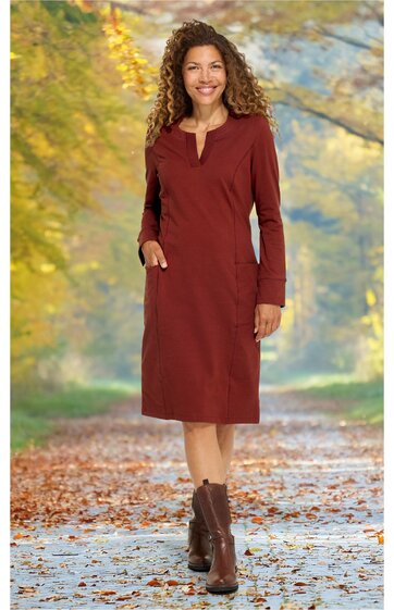 Baumwoll-Mix-Kleid 