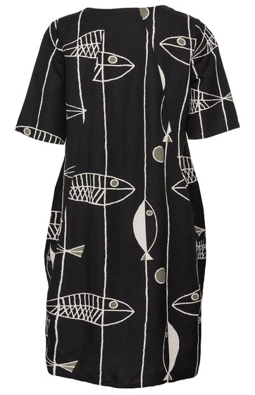 Leinen-Mix-Kleid