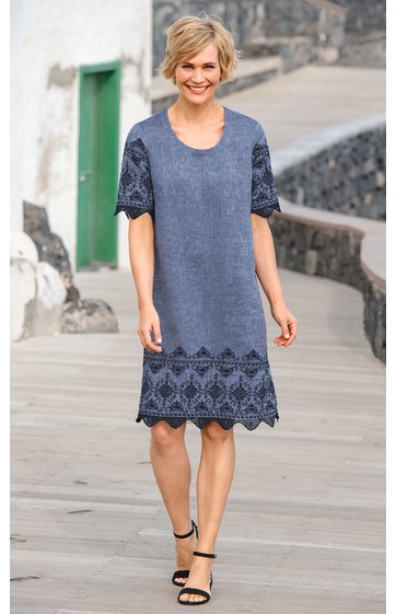 Leinen-Kleid